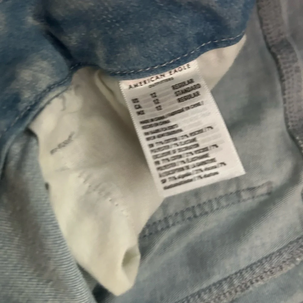 American Eagle 🦅 Curvy Next level stretch Jeans. Light used. Pretty Blue denim - Picture 4 of 8